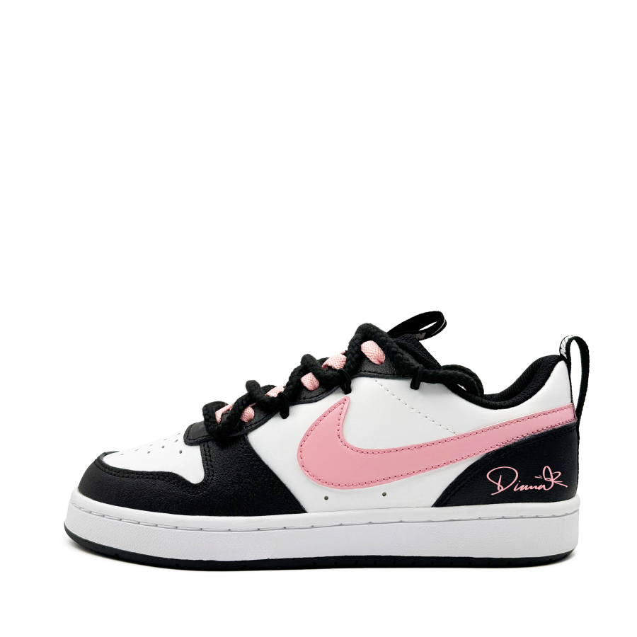 Nike Nike Court Borough 2 Dream Butterfly Sky Synthetic Leather Abrasion Resistant Abrasion Resistant Low top