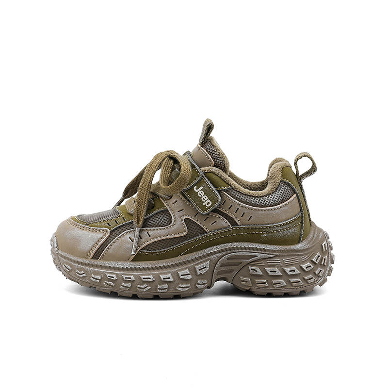 Jeep Low top Casual Shoes Olive Green Kids'