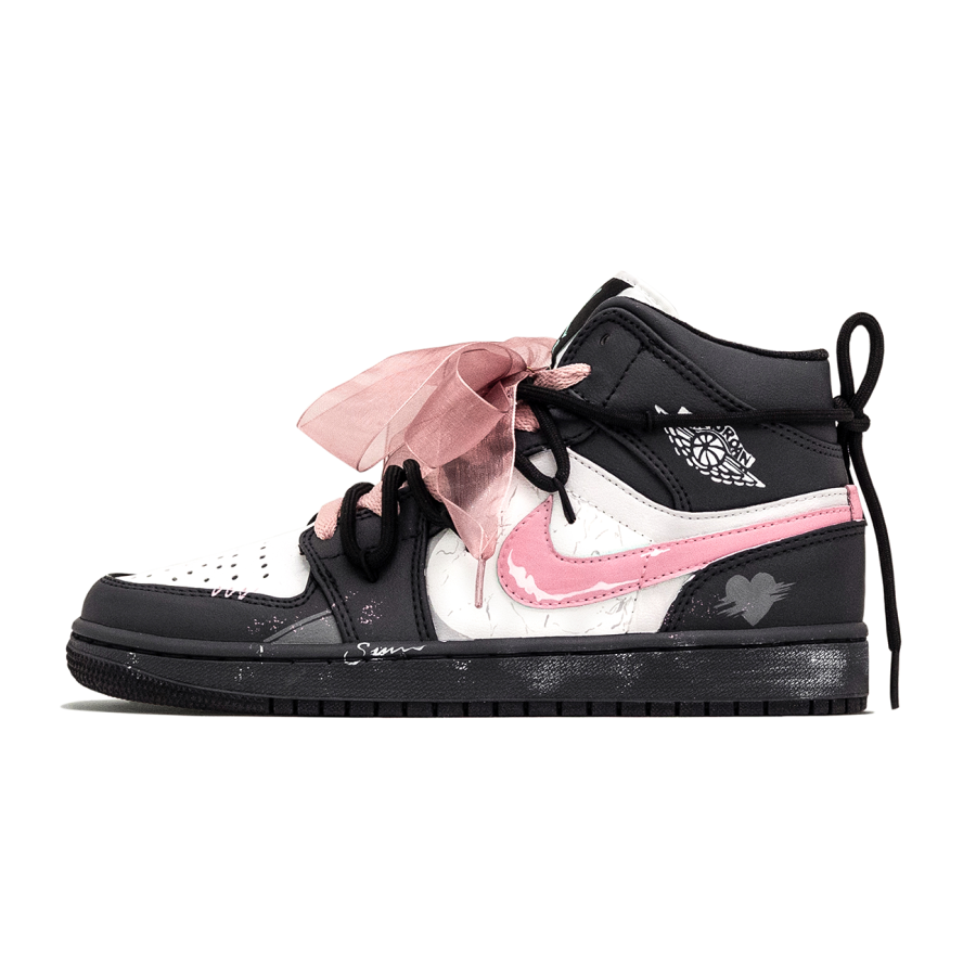 Jordan Jordan Air Jordan 1 Mid Slip Resistant Cushioning Slip Resistant Cushioning High top Children's Basketball Shoes