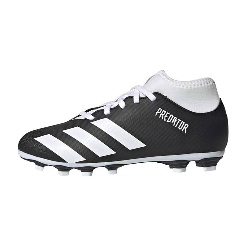 Adidas Adidas Predator 20.4 Cushioning, Wear Resistant Low top Kids' Soccer Shoes Black White Kids'