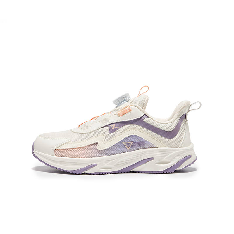 XTEP Kids' Running Shoes Sail White/Bellflower Purple Teenagers