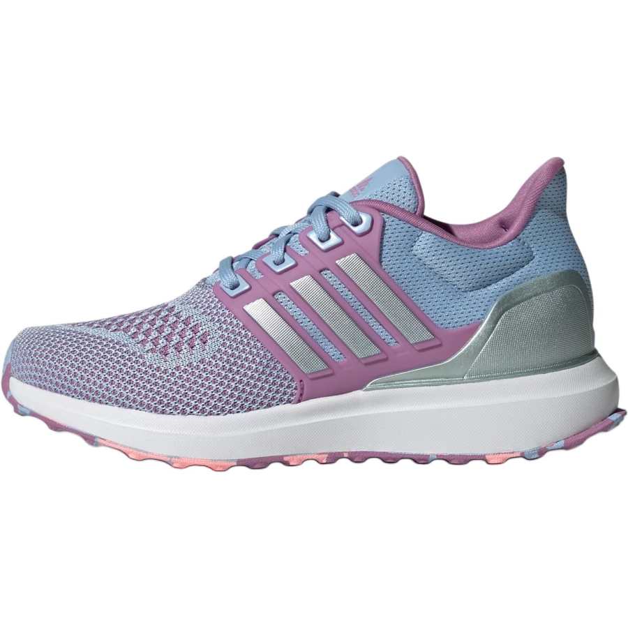 Adidas Adidas UBOUNCE DNA Slip Resistant Abrasion Resistant Low top Kids Lifestyle Shoes Blue Purple Teenagers