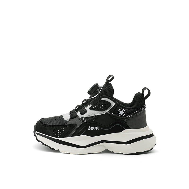 Jeep Running Collection Slip Resistant Anti Kick Abrasion Resistant Breathable Low top Kids Lifestyle Shoes Kids'