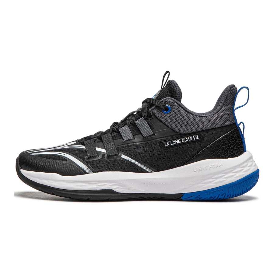 Li-Ning YOUNG Li Ning YOUNG Dragon Punch V3 Low top Basketball Shoes Black Unisex
