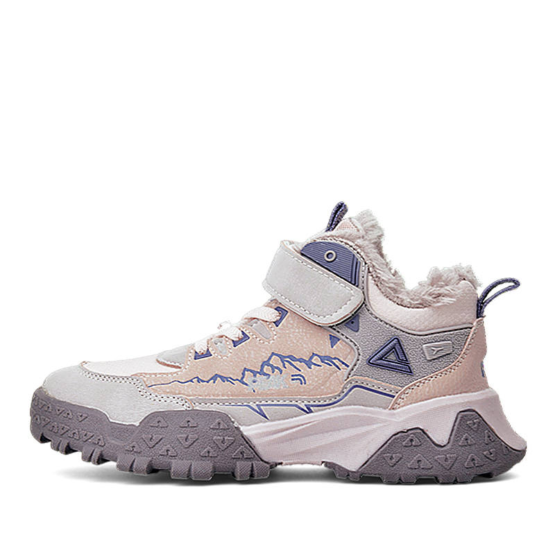 PEAK Thermal Fleece Lined Outdoor Kids' Shoes High top Kid's Walking Shoes Kids'