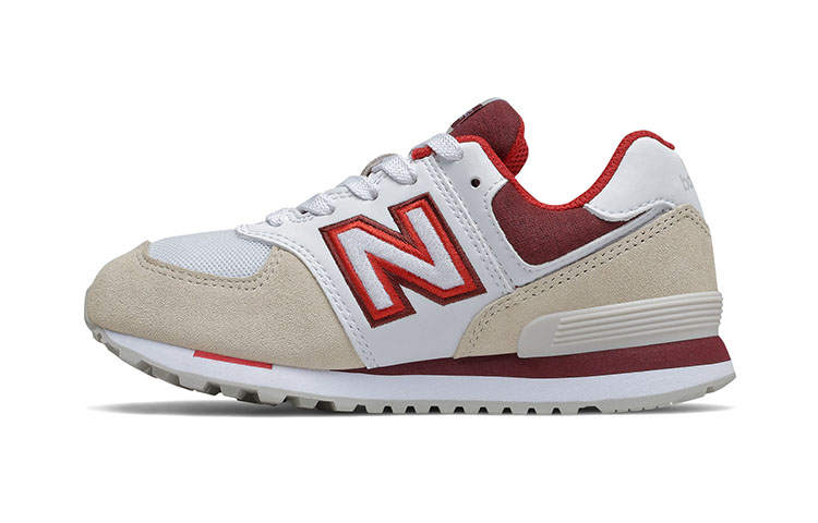 New Balance New Balance Cushioning, Wear Resistant Low top Kids Lifestyle Shoes Gray Red Kids'