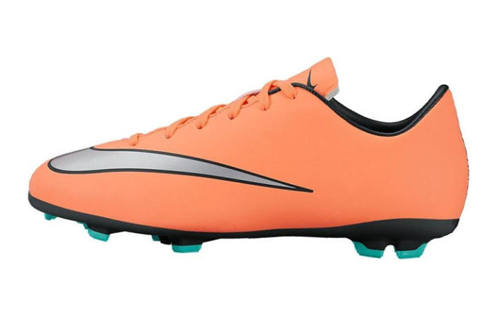 Nike Nike Mercurial Victory JR 5 FG Low top Soccer Shoes Orange Silver Kids'