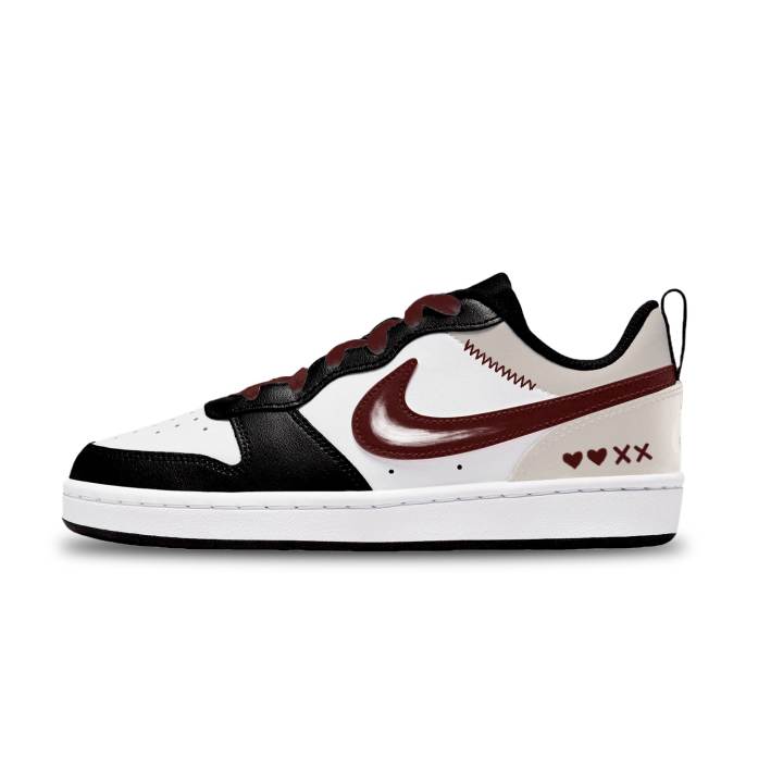 Nike Nike Court Borough Leather Abrasion Resistant Abrasion Resistant Low top Skateboard Shoes Kids'