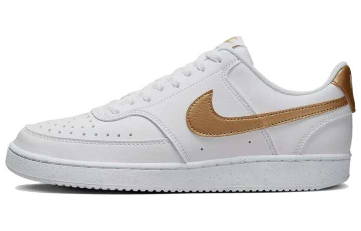 Nike Nike Women's Court Vision Low Next Nature 'White Metallic Gold'