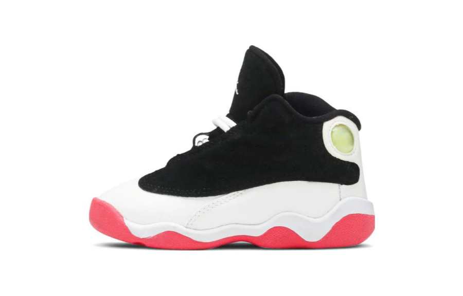Jordan Jordan Air Jordan 13 Slip Resistant High top Toddler Shoes Black Pink Infant And Toddler