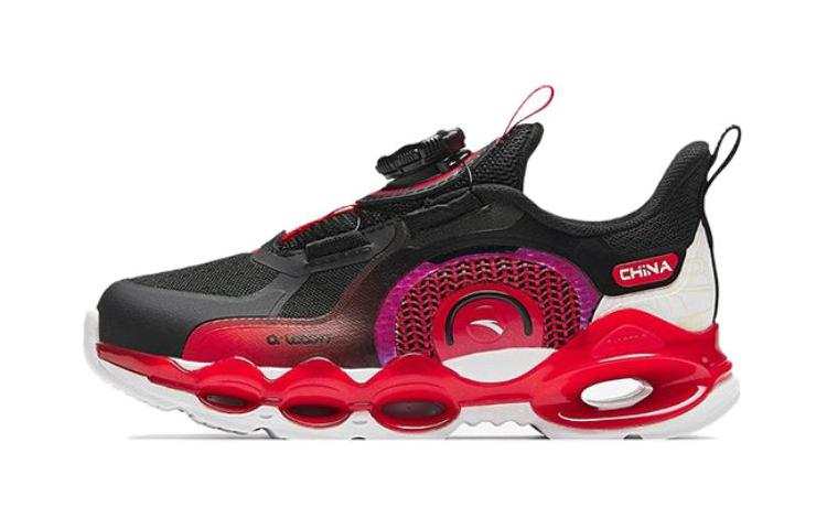 Antakids Life Comfortable Cushioning Lightweight Low top Kids' Running Shoes Black Red Children Aged 3 7 Years Old
