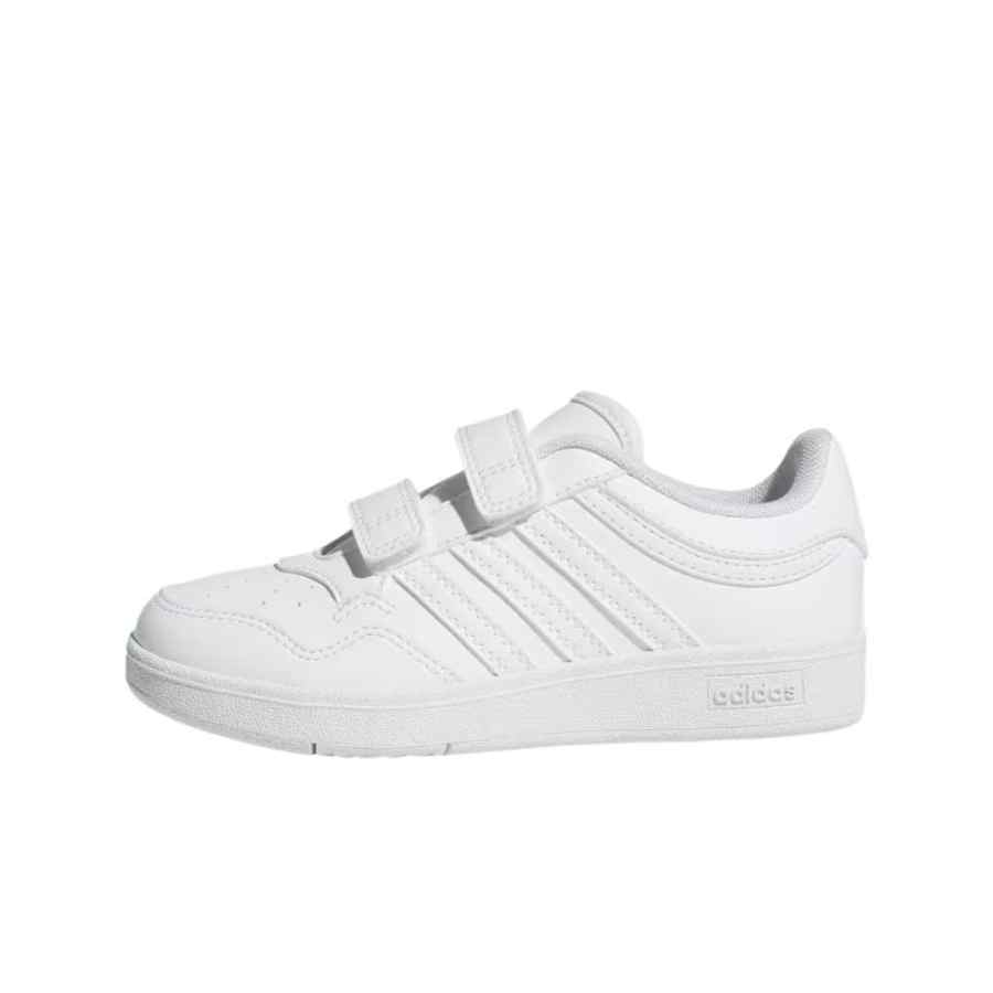 Adidas Adidas Hoops 4.0 Abrasion Resistant Abrasion Resistant Low top Kids Lifestyle Shoes White Children Aged 3 7 Years Old
