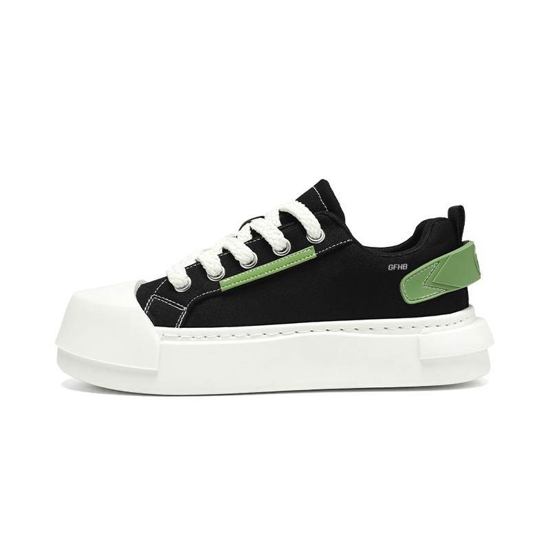 GONGFUHUOBAN Abrasion Resistant Height Increasing Low top Kids' Skateboarding Shoes Teenagers