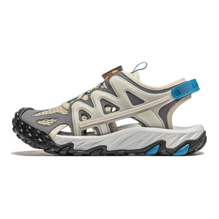 Li-Ning YOUNG Li Ning YOUNG Sports Life Collection Long Journey Sandal Gray Teenagers