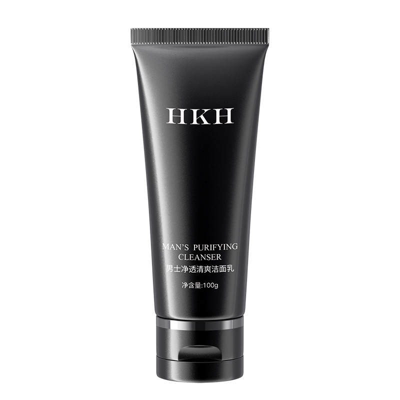 HKH Men's Refreshing Cleanser Lotion Facial Cleansing Milk Moisturizing And Hydrating Oil Control