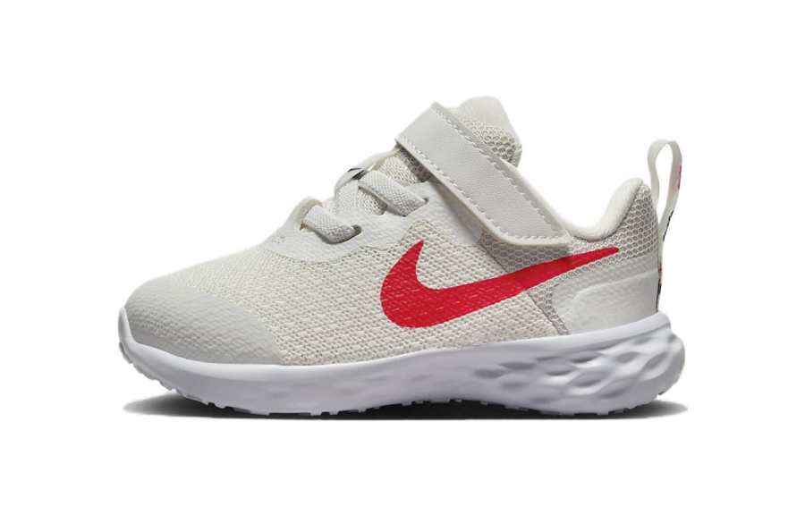 Nike Nike REVOLUTION 6 Abrasion Resistant Low top Toddler Shoes Gray Red Infant And Toddler