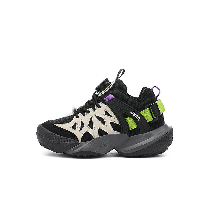 Jeep Synthetic Leather, Textile Low top Kids Lifestyle Shoes Kids'