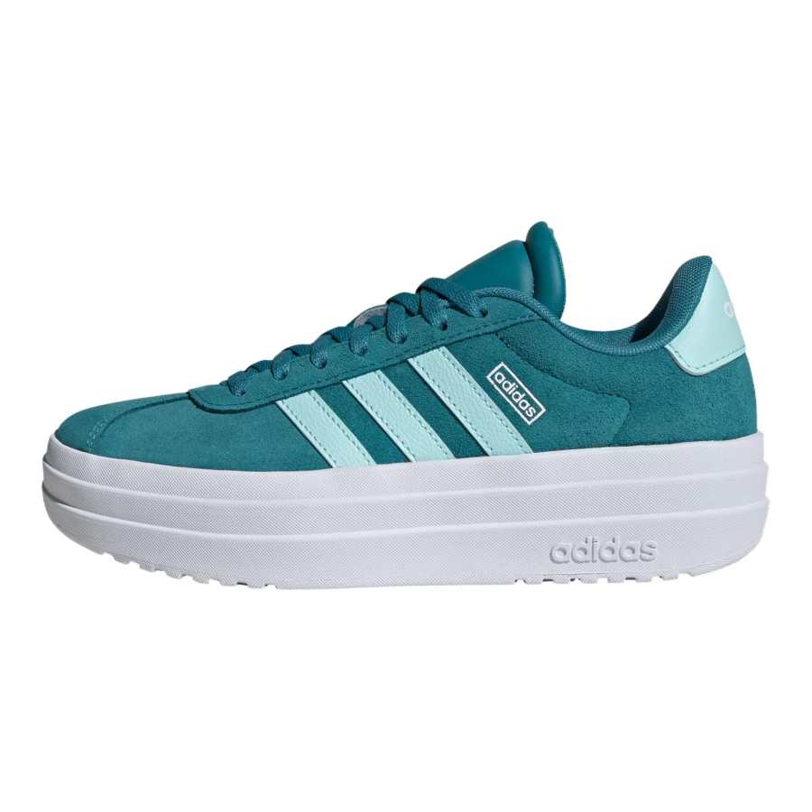 Adidas Adidas VL Court Bold Abrasion Resistant Abrasion Resistant Low top Kids' Skateboarding Shoes Blue Kids'