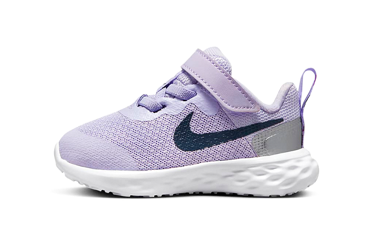 Nike Nike REVOLUTION Recyclable Material Slip Resistant Cushioning Abrasion Resistant Low top Toddler Shoes Pink Purple