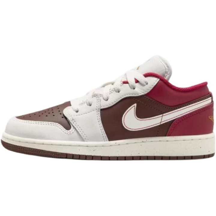 Jordan Jordan Air Jordan 1 Leather Low top Basketball Shoes Ecru Unisex