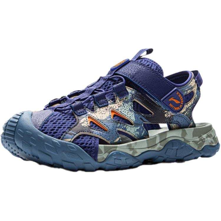 Li-Ning YOUNG Li Ning YOUNG Outdoor Textile, Synthetic Leather Low top Sandal Blue Teenagers