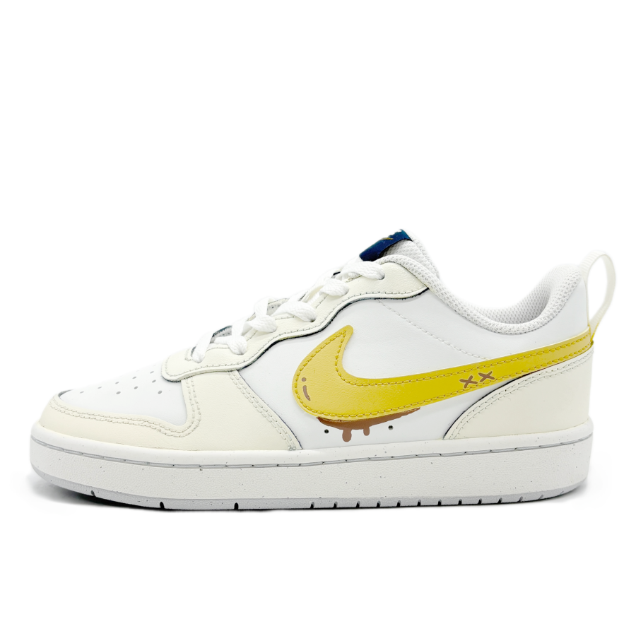 Nike Nike Court Borough Butter Banana Slip Resistant Abrasion Resistant Slip Resistant Abrasion Resistant Low top