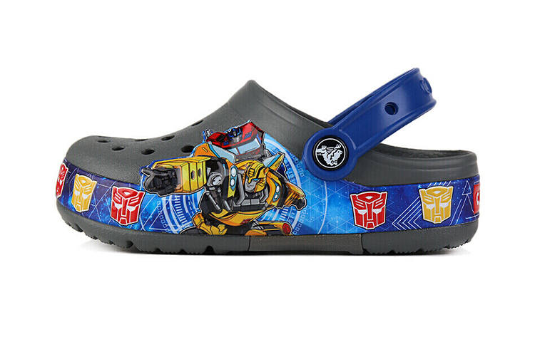 Crocs Crocs Classic Clog CFL Transformers Bnd Lt Slate Clogs Gray Kids'