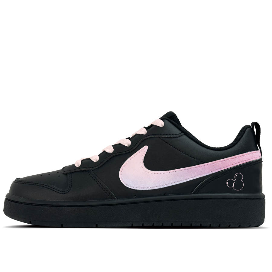 Nike Nike Court Borough Leather Abrasion Resistant Low top Kids' Skateboarding Shoes Teenagers