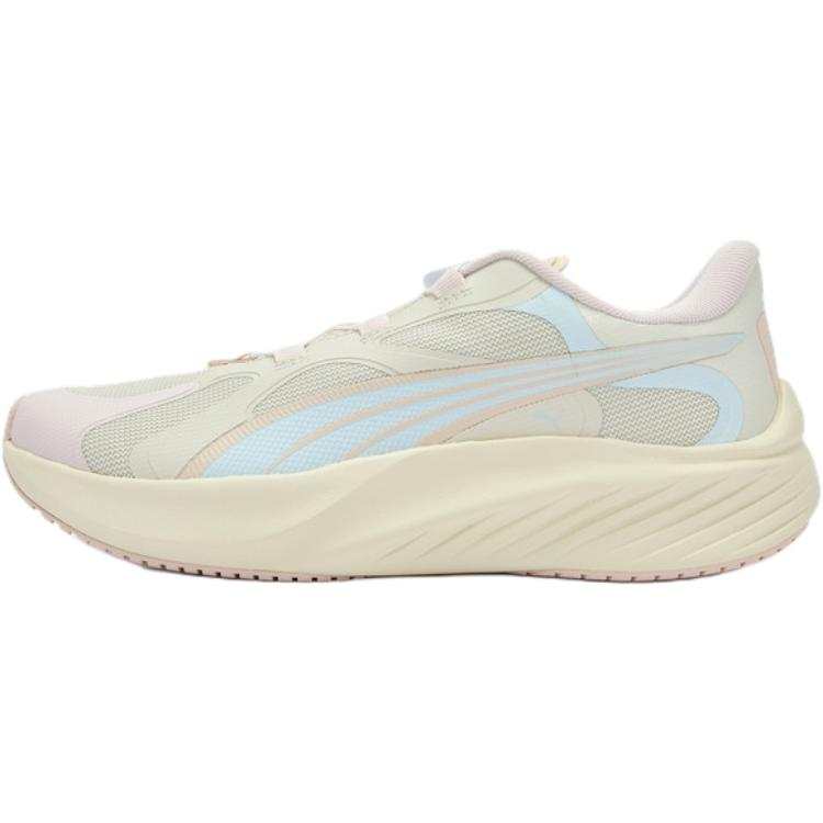PUMA Pounce Lite Slip Resistant, Abrasion Resistant, Lightweight Cushioning Low top Kids' Running Shoes Beige Teenagers