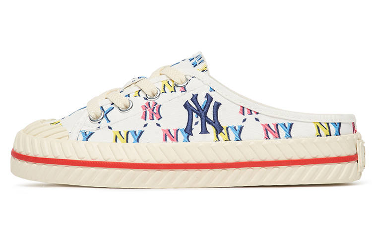MLB Playball Mule MONOGRAM Low top Kids' Skateboarding Shoes Ecru Kids'