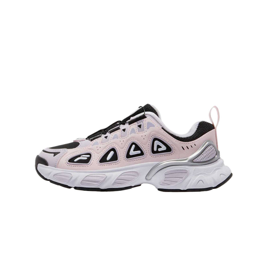 FILA KIDS Synthetic Leather, Textile Slip Resistant Low top Kids' Running Shoes Pink MiaoJia Shoes, Northern Style