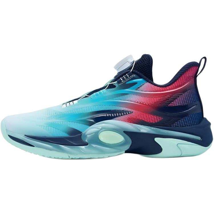 QIAODAN Low top Basketball Shoes Blue Teenagers