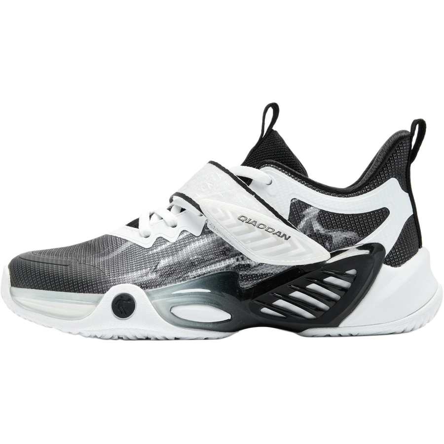 QIAODAN Swift Speed Slip Resistant Anti Kick Cushioning Abrasion Resistant Mid top Children's Basketball Shoes