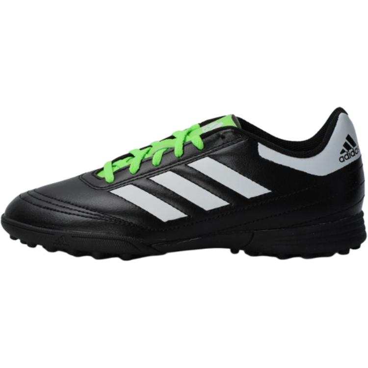 Adidas Adidas Slip Resistant Abrasion Resistant Low top Kids' Soccer Shoes Black Green Kids'