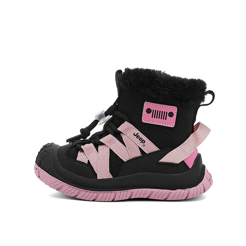 Jeep Insulated Shoes Black Pink Kids'