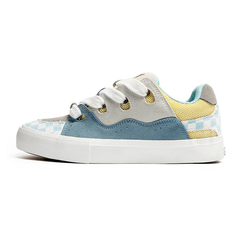 QIQUDUCK Canvas Support Height Increasing Support Height Increasing Low top Skateboard Shoes Unisex