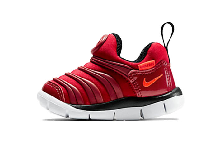Nike Nike Dynamo Free Athleisure Slip Resistant, Abrasion Resistant, Lightweight Cushioning Low top Toddler Shoes Red