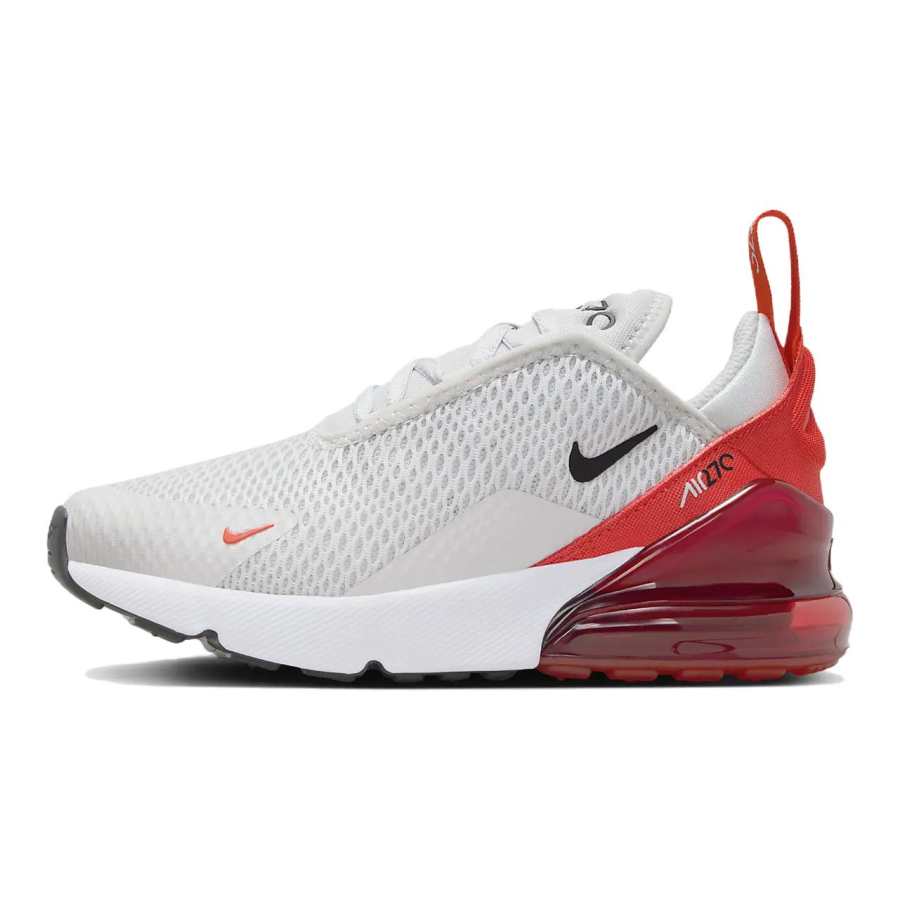Nike Nike Air Max 270 Kids' Running Shoes Gray Red Kids'