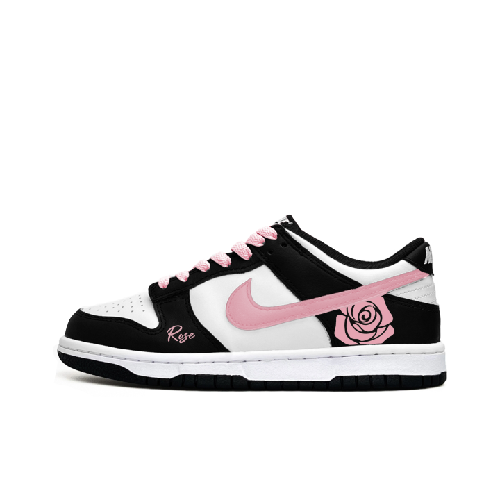 Nike Nike Dunk Rose Flower Language Leather Slip Resistant, Abrasion Resistant, Lightweight Cushioning