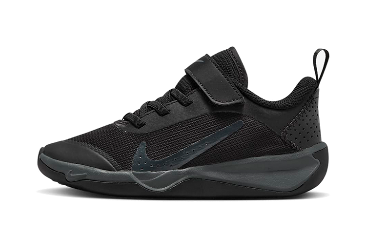 Nike Nike Omni Multi Court Slip Resistant Abrasion Resistant Low top Kids Lifestyle Shoes Black Gray Kids'