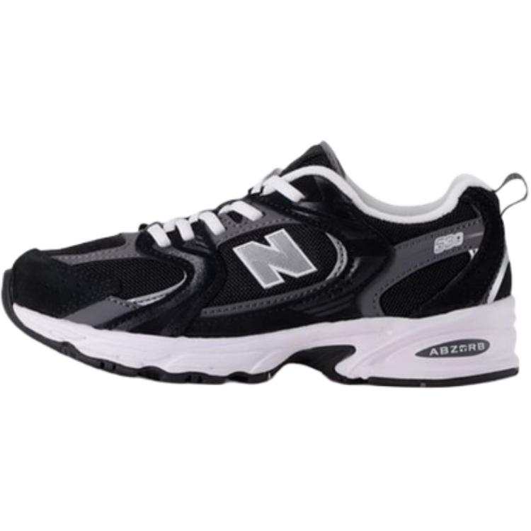 New Balance New Balance NB 530 Comfortable Abrasion Resistant Low top Kids Lifestyle Shoes Black Kids'