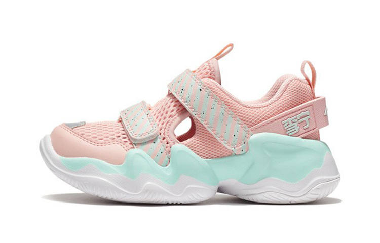 Li-Ning YOUNG Li Ning YOUNG Low top Kids Lifestyle Shoes Pink Green Children Aged 3 7 Years Old
