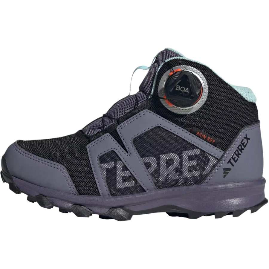 Adidas Adidas Terrex Boa Mid top Kids' Outdoor Shoes Black Purple