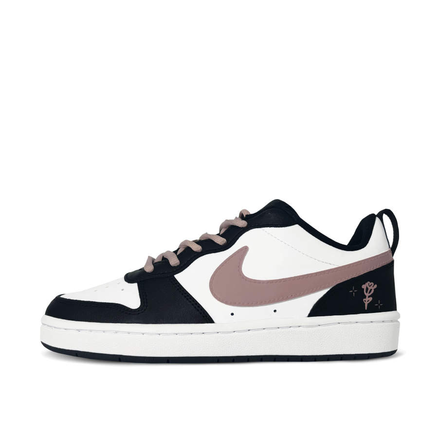 Nike Nike Court Borough Rose's Story Low top Kids' Skateboarding Shoes Black Red White Unisex