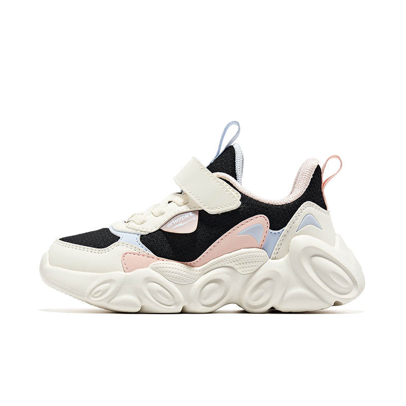 ERKE KIDS Lifestyle Shoes Jet Black Ivory White Kids'