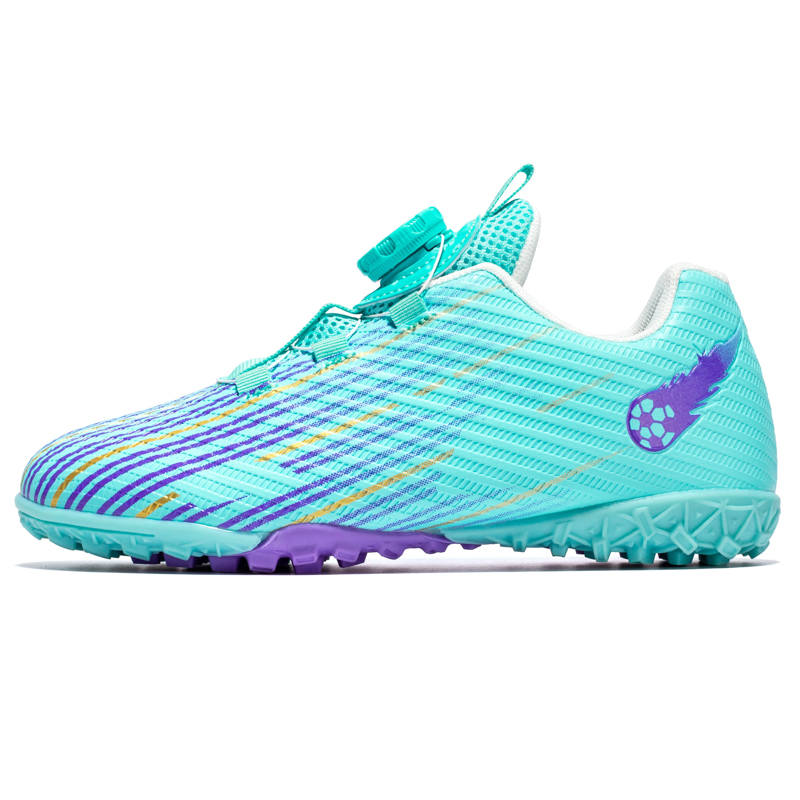 KUDING Slip Resistant, Abrasion Resistant, Lightweight Low top Kids' Soccer Shoes Kids'