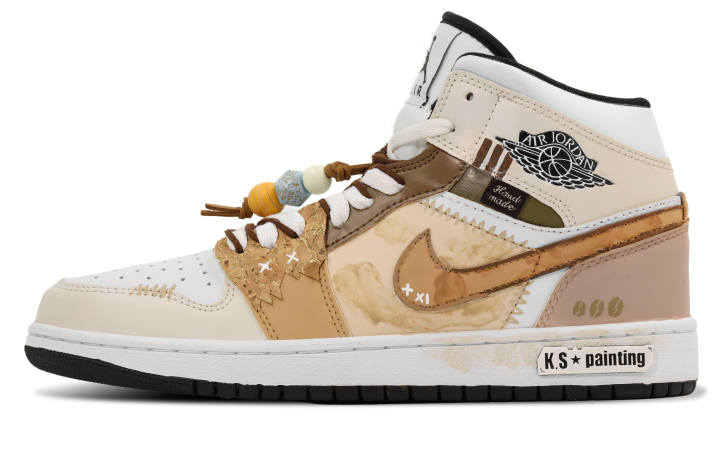 Jordan Jordan Air Jordan 1 Coffee Seat Enough Cushioning Abrasion Resistant Cushioning, Wear Resistant High top