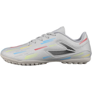 LIZHIZAO PU Polyurethane Low top Kids' Soccer Shoes Silver Teenagers