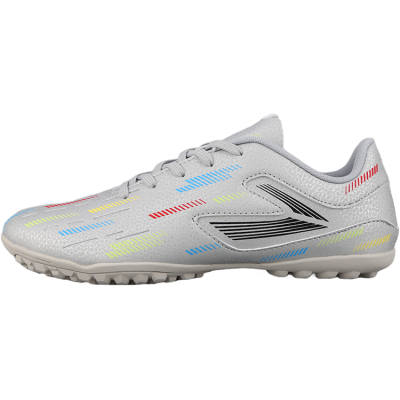 LIZHIZAO PU Polyurethane Low top Kids' Soccer Shoes Silver Teenagers