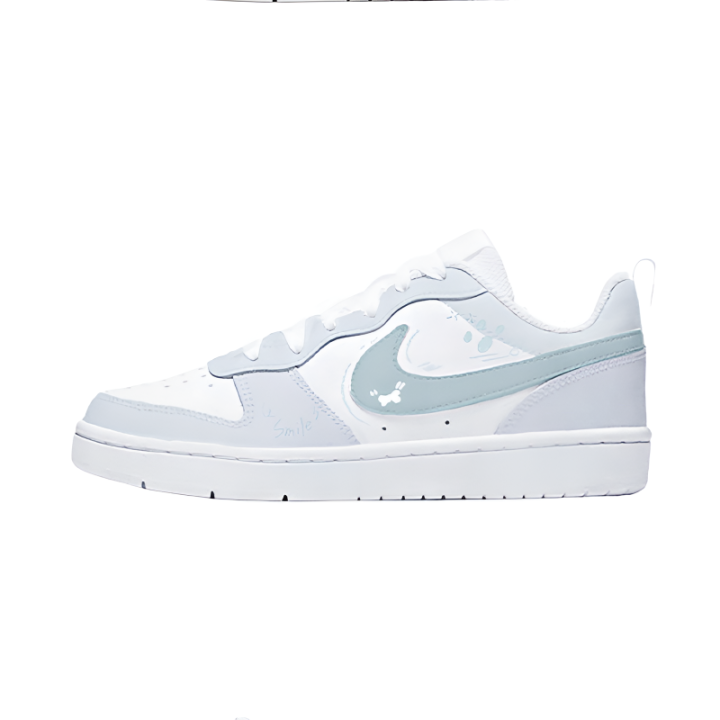 Nike Nike Court Borough Mist Claw Light Joy Leather Slip Resistant Cushioning Abrasion Resistant